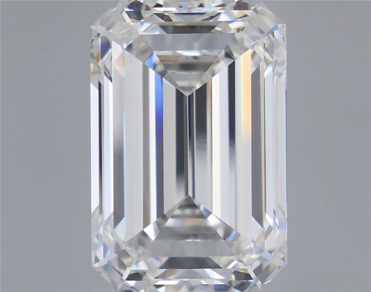 9.83 Carat EMERALD Shape F Colour VS1 Clarity  Cut - White Lab Diamond - 242294