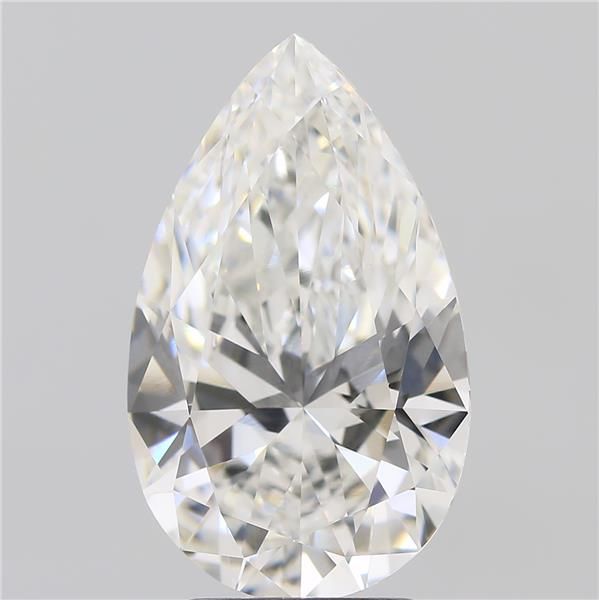 3.38ct Pear E VVS2 Lab-Grown Diamond