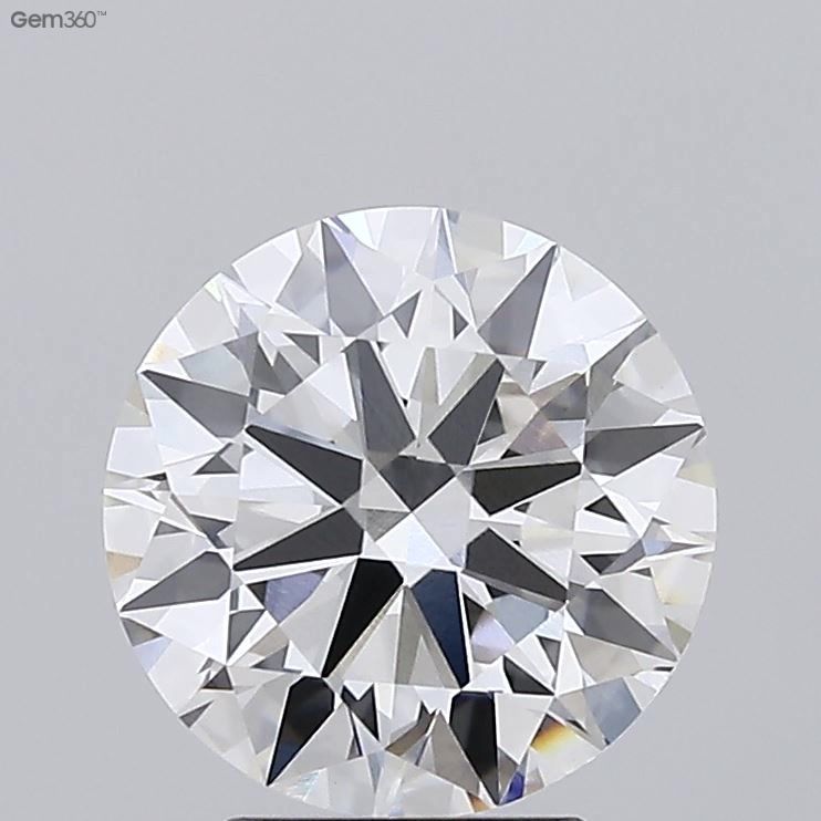 3.13ct Round F VVS2 Lab-Grown Diamond