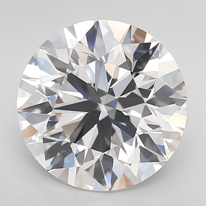 3.8ct Round D VVS1 Lab-Grown Diamond