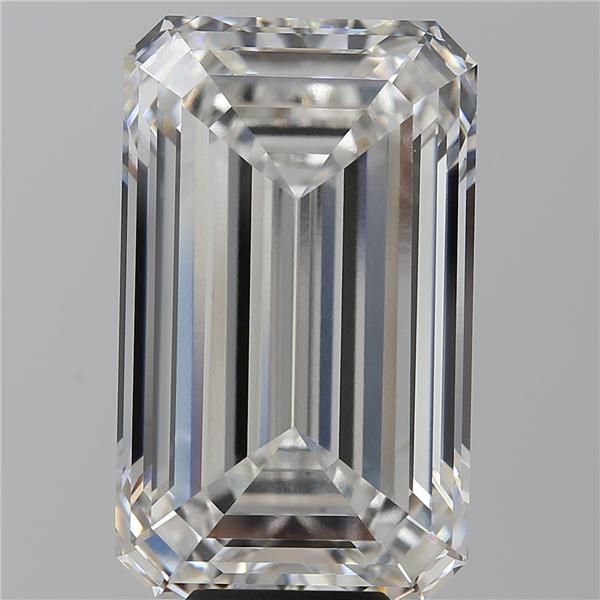 10.26 Carat EMERALD Shape F Colour VVS2 Clarity  Cut - White Lab Diamond - 175241