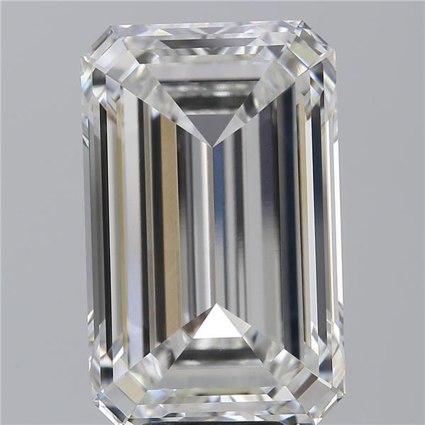 10.26 Carat EMERALD Shape F Colour VVS2 Clarity  Cut - White Lab Diamond - 840582