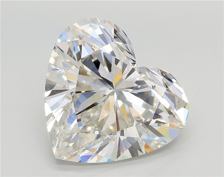 10.02 Carat HEART Shape G Colour VS2 Clarity  Cut - White Lab Diamond - 220994