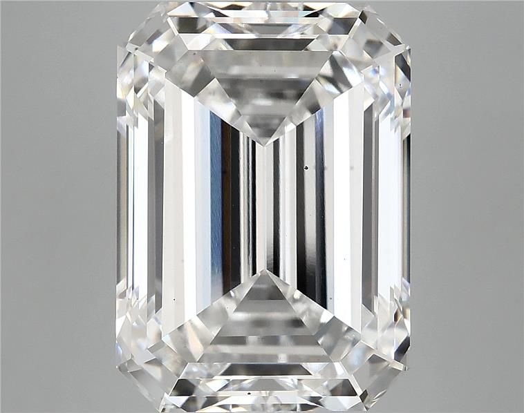 12.33 Carat EMERALD Shape E Colour VS2 Clarity  Cut - White Lab Diamond - 2428811