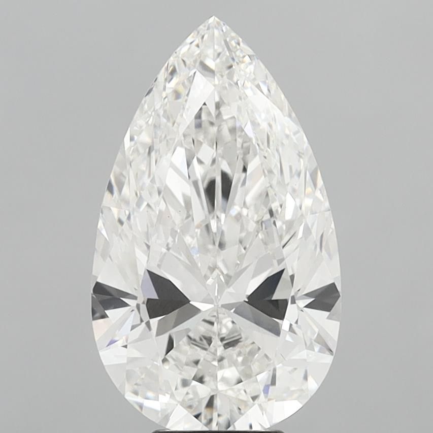 6.56ct Pear F VS1 Lab-Grown Diamond