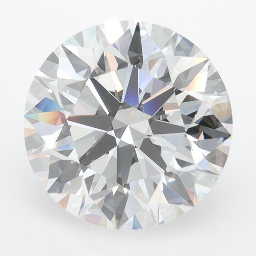 3.3ct Round D VVS2 Lab-Grown Diamond