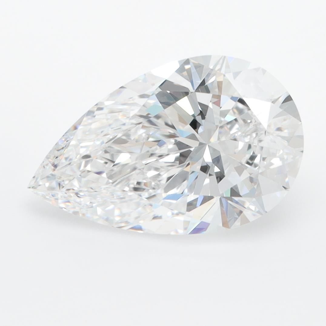 3.04ct Pear D IF Lab-Grown Diamond