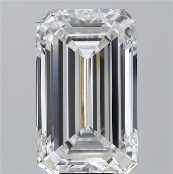 10.28 Carat EMERALD Shape F Colour VVS2 Clarity  Cut - White Lab Diamond - 175274