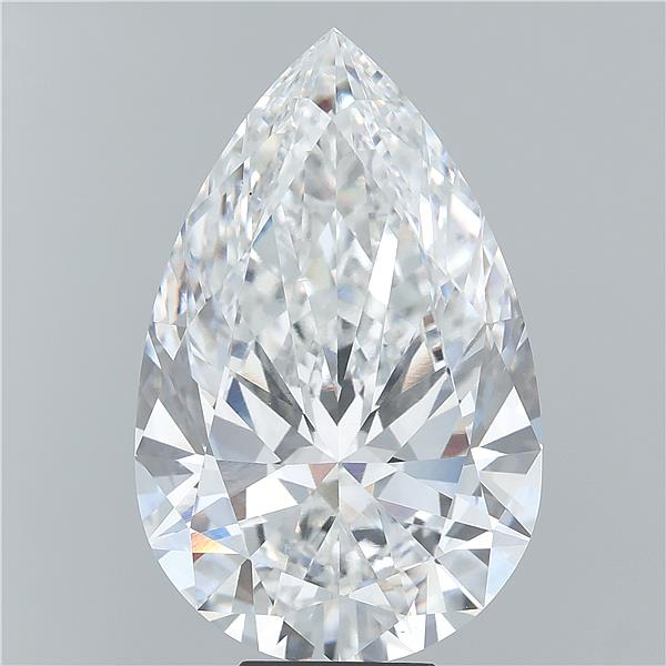 9.53 Carat PEAR Shape D Colour VVS2 Clarity  Cut - White Lab Diamond - 221950
