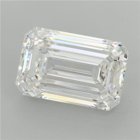 9.54 Carat EMERALD Shape F Colour VS1 Clarity  Cut - White Lab Diamond - 433560