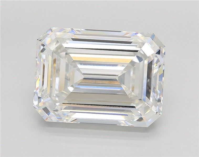 10.04 Carat EMERALD Shape E Colour VS2 Clarity  Cut - White Lab Diamond - 214922