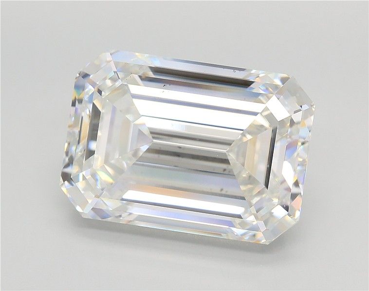 10.05 Carat EMERALD Shape F Colour SI1 Clarity  Cut - White Lab Diamond - 214911