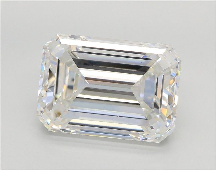 15.03 Carat EMERALD Shape G Colour VS1 Clarity  Cut - White Lab Diamond - 317751