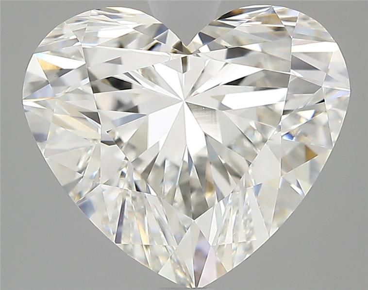 4.09ct Heart F VVS2 Lab-Grown Diamond