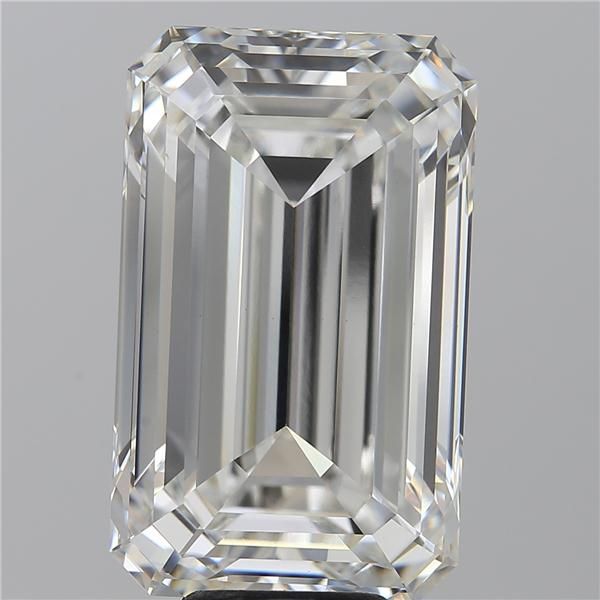 10.45 Carat EMERALD Shape F Colour VVS2 Clarity  Cut - White Lab Diamond - 175157