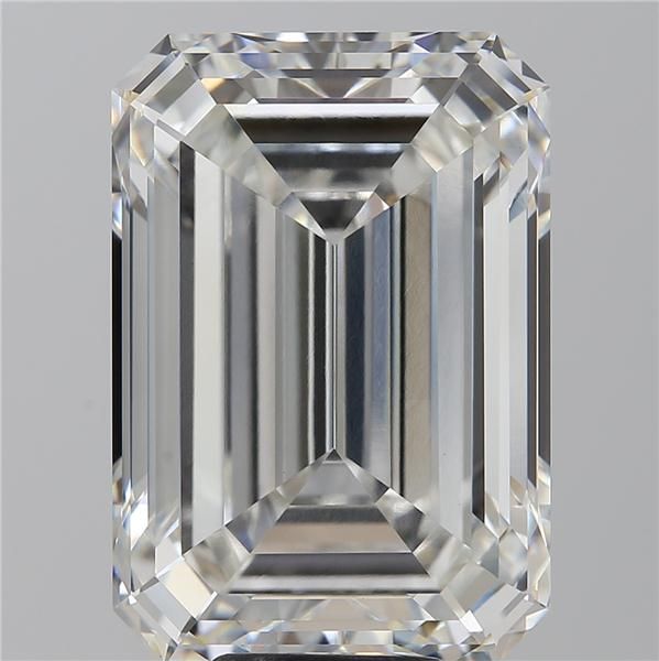 11.04 Carat EMERALD Shape F Colour VVS2 Clarity  Cut - White Lab Diamond - 211586