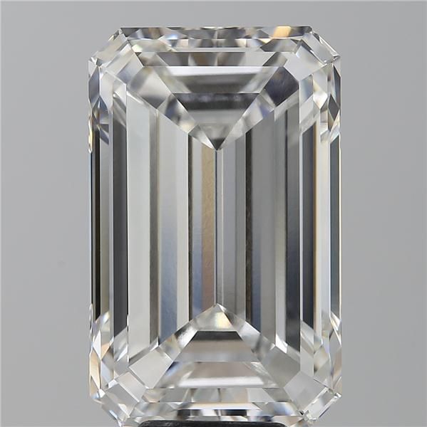 10.13 Carat EMERALD Shape F Colour VVS2 Clarity  Cut - White Lab Diamond - 211591