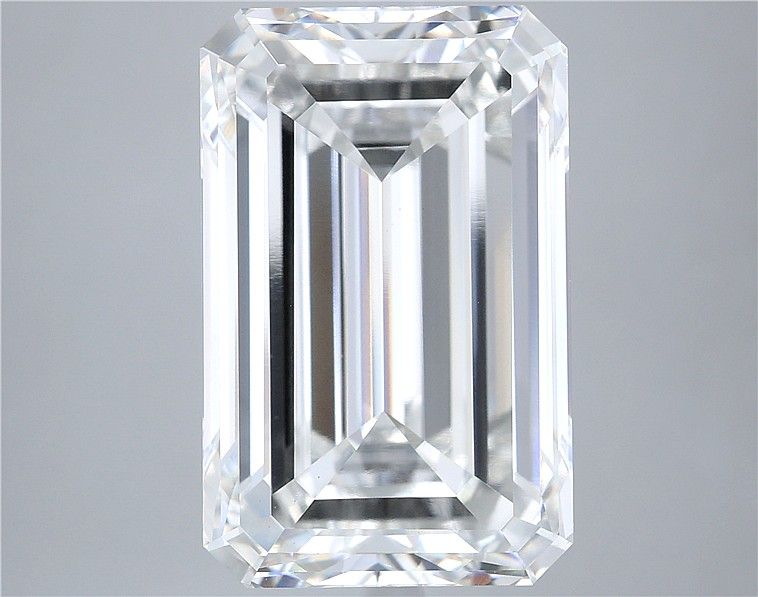 15.50 Carat EMERALD Shape F Colour VS1 Clarity  Cut - White Lab Diamond - 260324