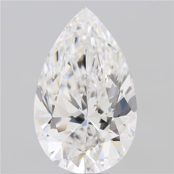 10.32 Carat PEAR Shape E Colour VVS2 Clarity  Cut - White Lab Diamond - 209811