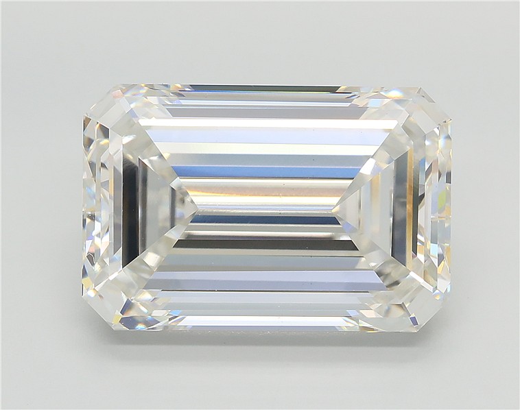 10.52 Carat EMERALD Shape G Colour VS1 Clarity  Cut - White Lab Diamond - 262840