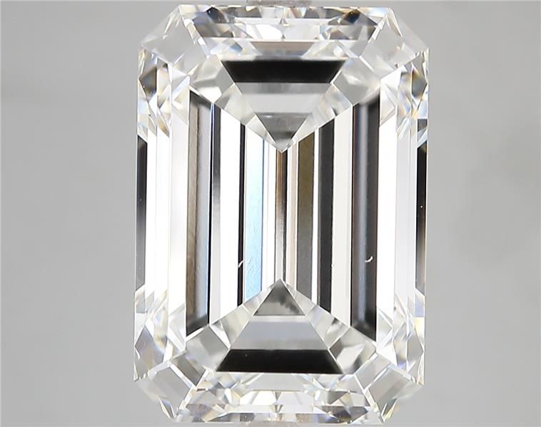 10.10 Carat EMERALD Shape F Colour VVS1 Clarity  Cut - White Lab Diamond - 193261