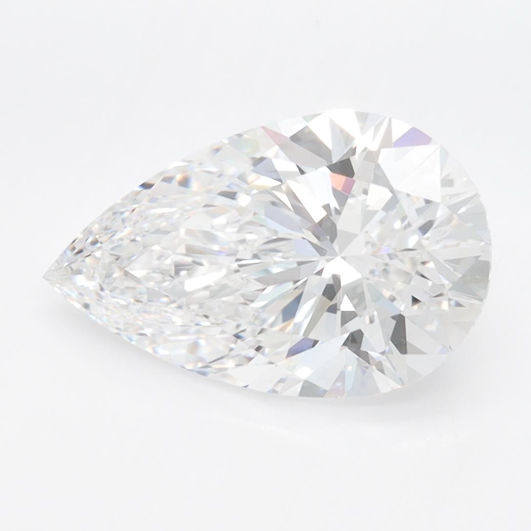 3.07ct Pear D IF Lab-Grown Diamond