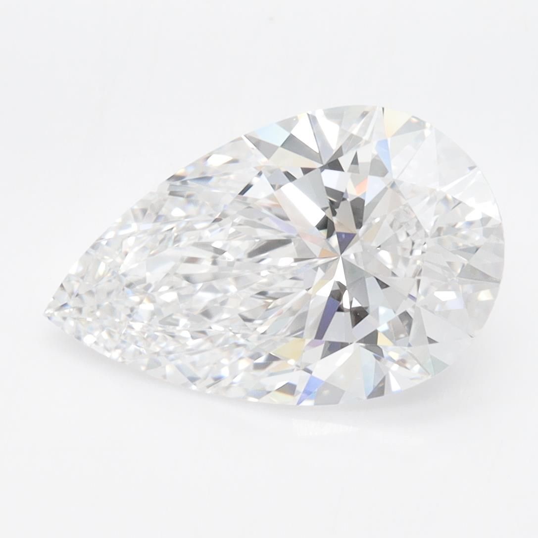 3.07ct Pear D IF Lab-Grown Diamond