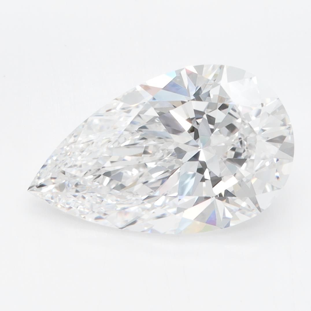 3.02ct Pear E IF Lab-Grown Diamond