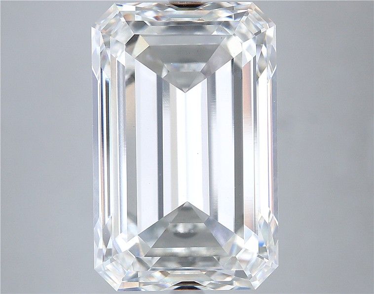 14.52 Carat EMERALD Shape F Colour VS1 Clarity  Cut - White Lab Diamond - 297839