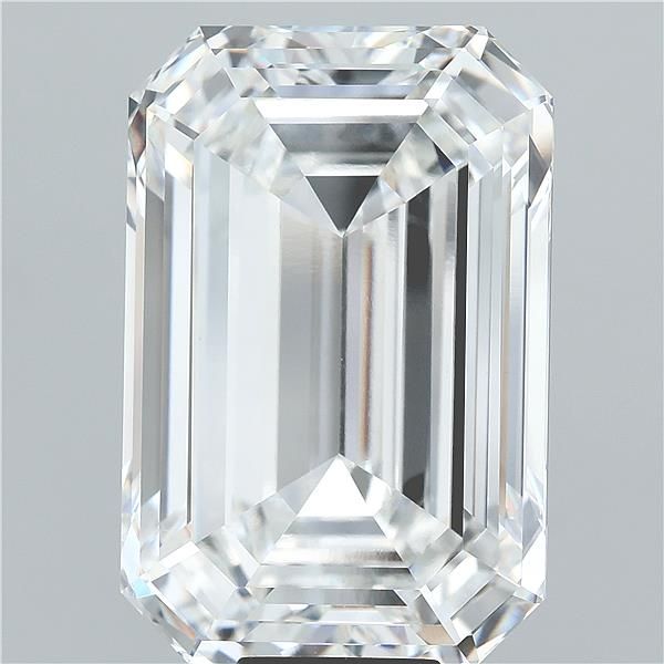 17.12 Carat EMERALD Shape F Colour VVS2 Clarity  Cut - White Lab Diamond - 248659