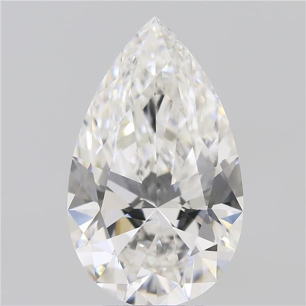 3.77ct Pear F VVS2 Lab-Grown Diamond