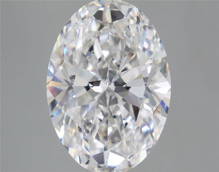 5.54ct Oval F VVS2 Lab-Grown Diamond