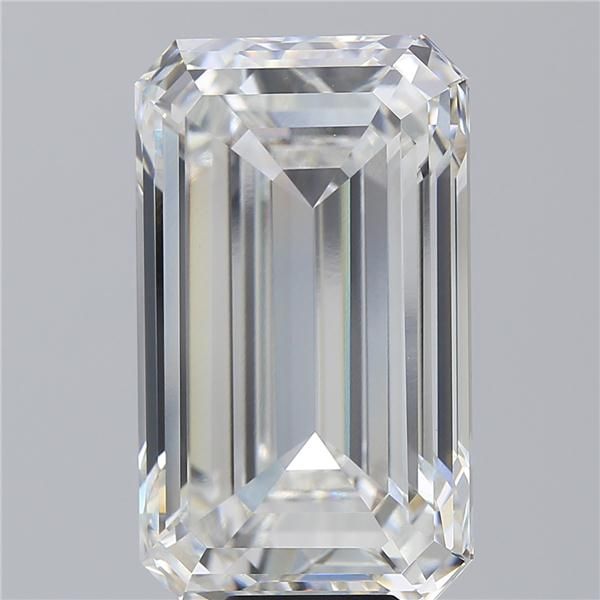 12.05 Carat EMERALD Shape F Colour VVS2 Clarity  Cut - White Lab Diamond - 198204