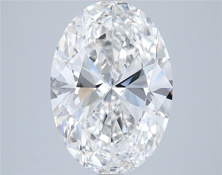 4.08ct Oval F VVS2 Lab-Grown Diamond