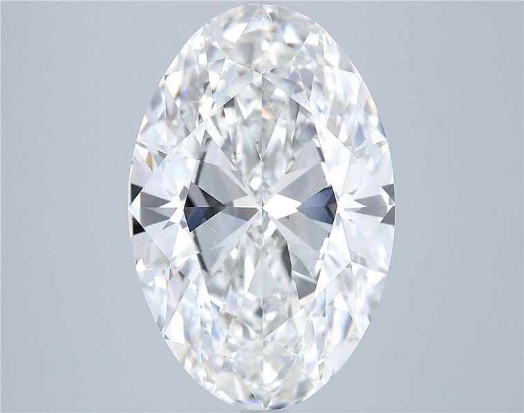 5.58ct Oval F VS2 Lab-Grown Diamond