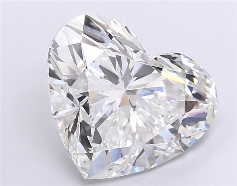 13.10 Carat HEART Shape F Colour VS2 Clarity  Cut - White Lab Diamond - 217089