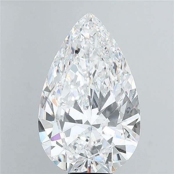 13.07 Carat PEAR Shape E Colour VVS2 Clarity  Cut - White Lab Diamond - 274574
