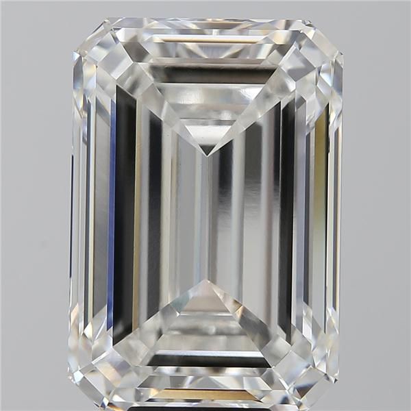 10.35 Carat EMERALD Shape F Colour VVS2 Clarity  Cut - White Lab Diamond - 219471