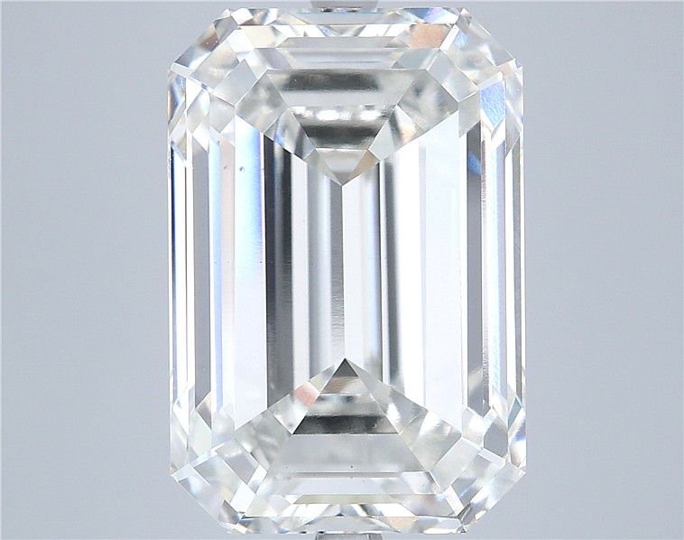12.14 Carat EMERALD Shape G Colour VVS2 Clarity  Cut - White Lab Diamond - 323631