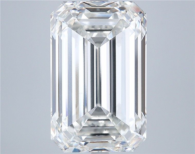 12.76 Carat EMERALD Shape G Colour VVS2 Clarity  Cut - White Lab Diamond - 306280
