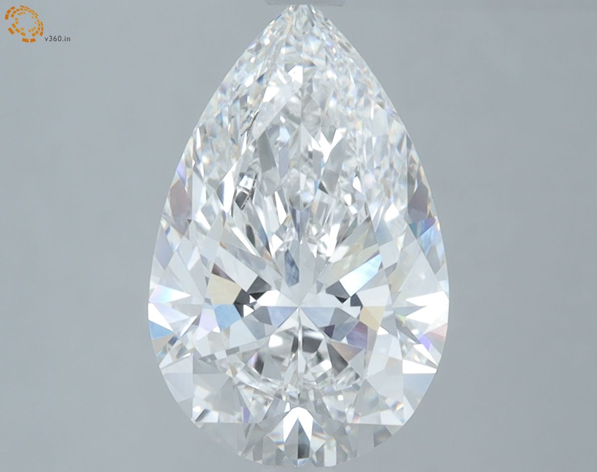 3.09ct Pear E VVS2 Lab-Grown Diamond