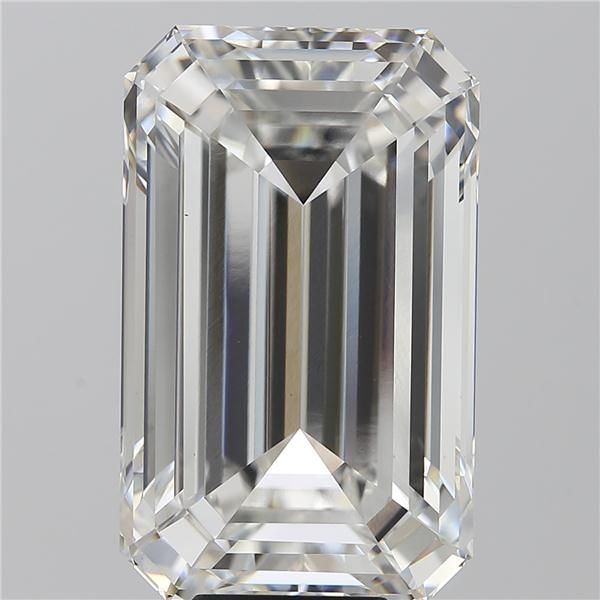 10.26 Carat EMERALD Shape F Colour VVS2 Clarity  Cut - White Lab Diamond - 278866