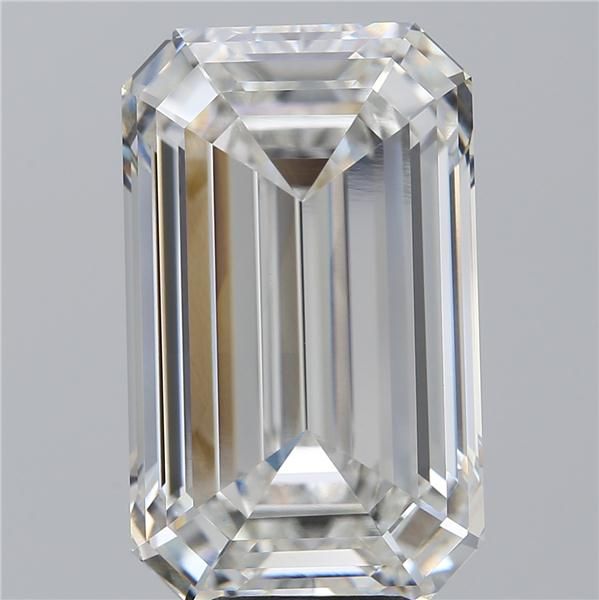 10.27 Carat EMERALD Shape F Colour VVS2 Clarity  Cut - White Lab Diamond - 278902