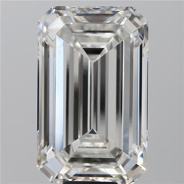 15.06 Carat EMERALD Shape F Colour VVS2 Clarity  Cut - White Lab Diamond - 278947