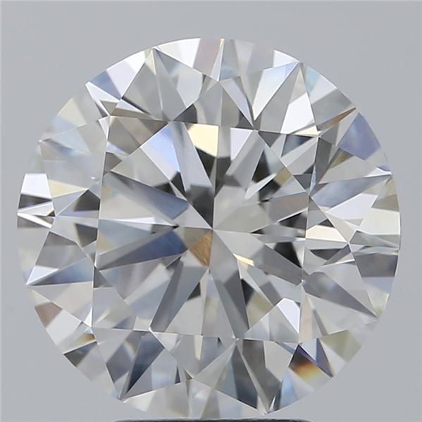 4.13ct Round F VVS2 Lab-Grown Diamond
