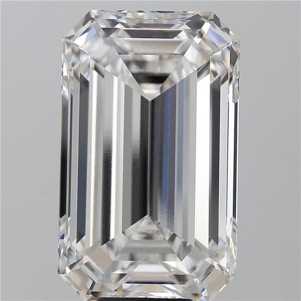 11.51 Carat EMERALD Shape F Colour VVS2 Clarity  Cut - White Lab Diamond - 278946