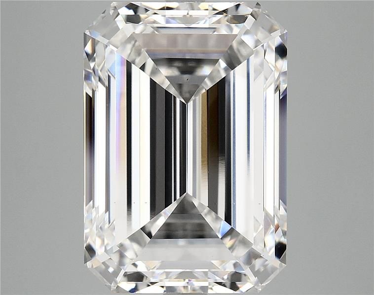 10.59 Carat EMERALD Shape E Colour VS1 Clarity  Cut - White Lab Diamond - 2341813