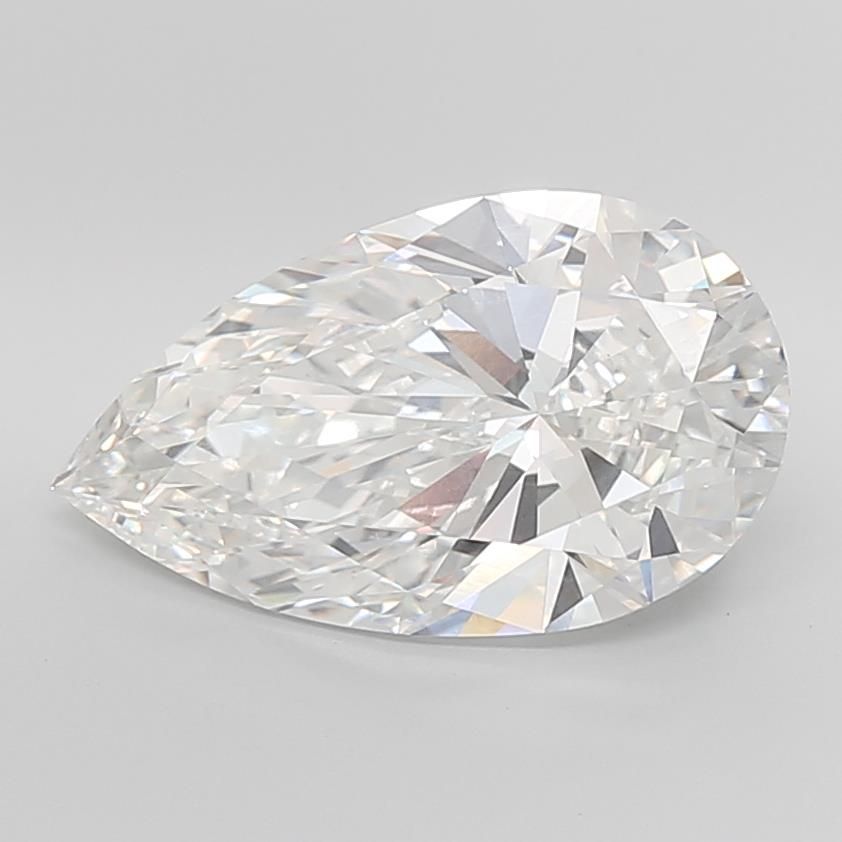 10.09 Carat PEAR Shape F Colour VS1 Clarity  Cut - White Lab Diamond - 229457