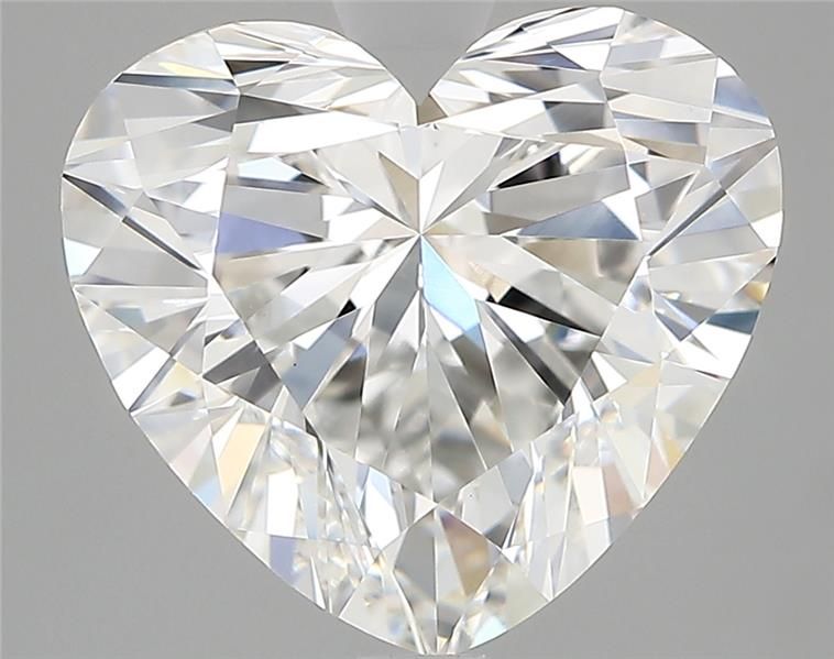 3.81ct Heart F VVS2 Lab-Grown Diamond