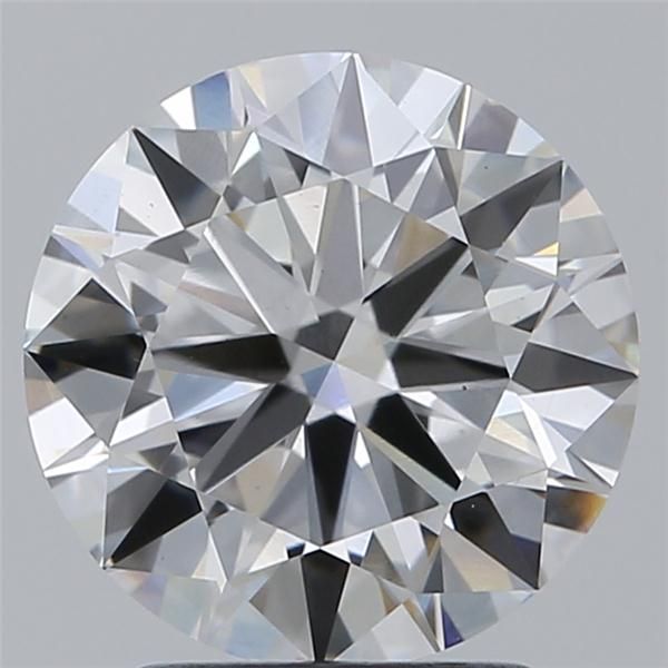 2.2ct Round F VS1 Lab-Grown Diamond